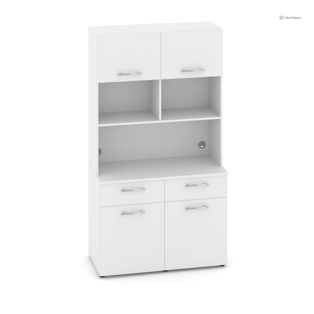 Комплект №9 Мини-кухня Fit 1200*600*2175 Мини-кухня Fit Белый Бриллиант