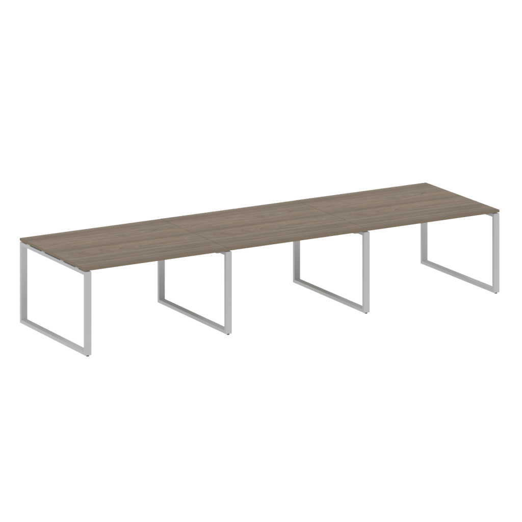 Переговорный стол Рива Метал Систем 4200*1235*750 Рива Метал Систем Вяз Благородный