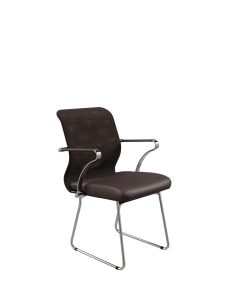 Стул ErgoLife Sit 8 M4-9K - X2+Extra Темно-коричневый/Хром