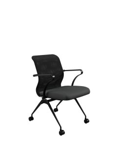 Черный Стул на колесиках ErgoLife Sit 8 M4-8K - X2+UMF(X1) Черный