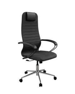 Черный/Хром Кресло ErgoLife SU-B-10 Черный/Хром