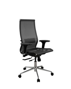 Кресло ErgoLife SynchroSit 10 B2-189D - T Черный/Хром
